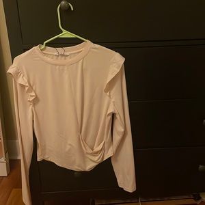 Cream dress shirt